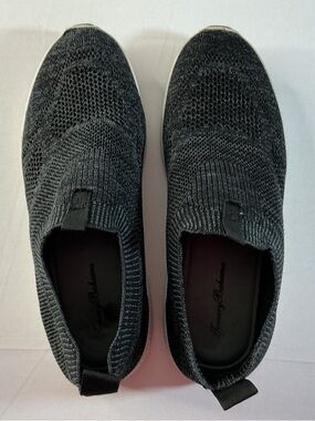 Tommy Bahama Men's Knit Slip-On Sneakers - Black